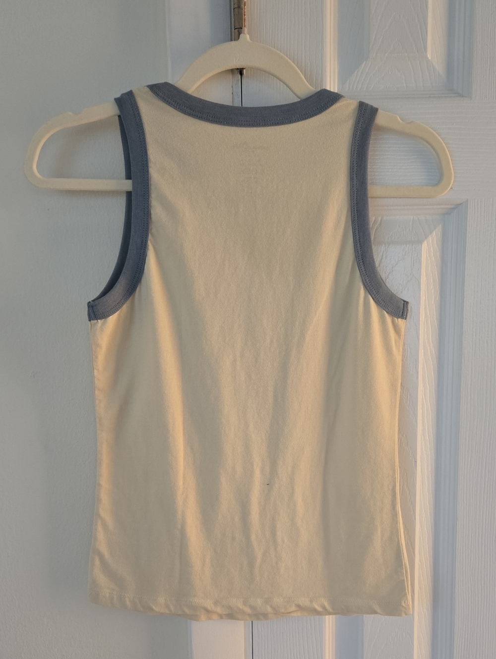 Natural Life Ringer Tank Top Ivory Folk Flower NWOT Women Small - Picture 6 of 9